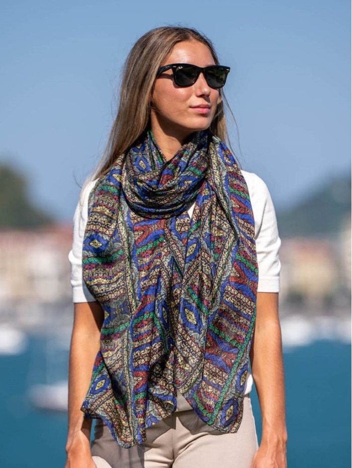 Foulard en soie ASK121C