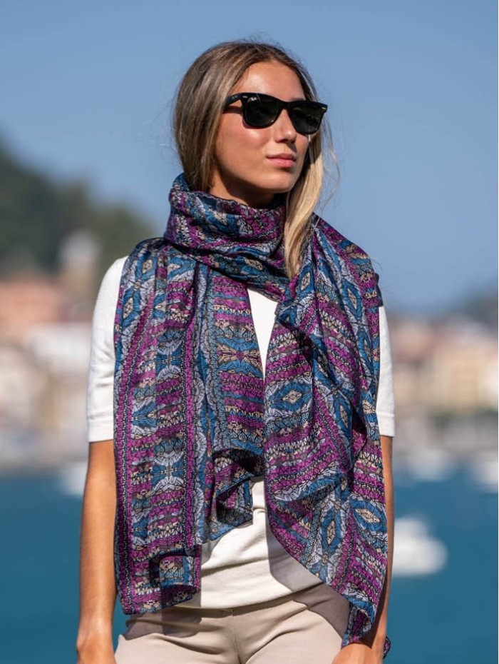 Silk foulard ASK121C