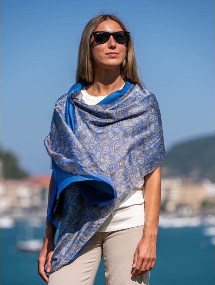 Foulard double en soie ASK123CDA