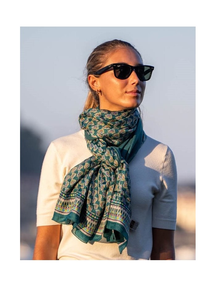 Double silk foulard ASK130CDB