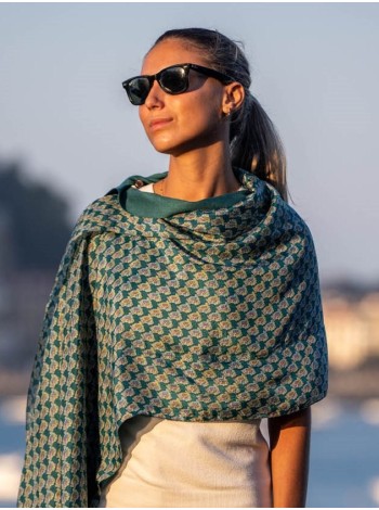 Foulard double en soie ASK130CDB