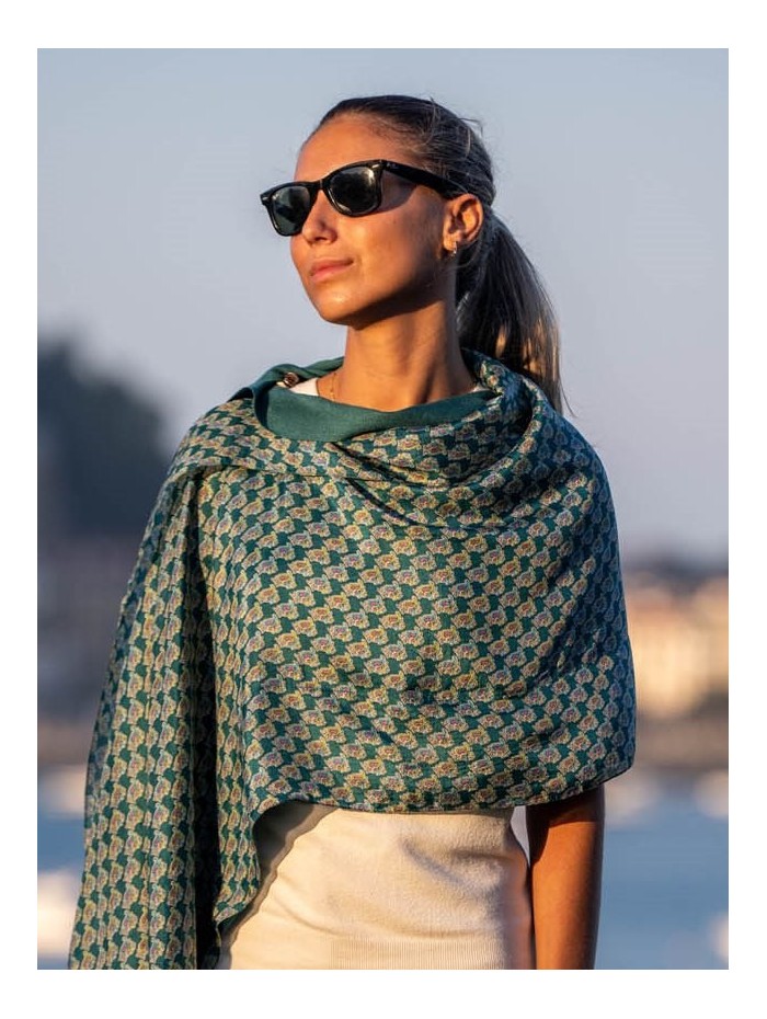 Foulard double en soie ASK130CDB