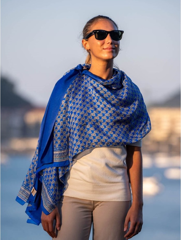 Double silk foulard ASK130CDB