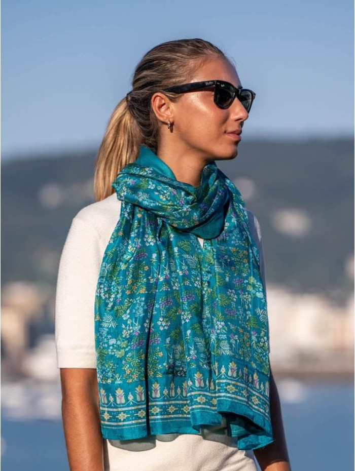 Double silk foulard ASK131CD