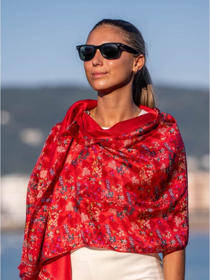 Double silk foulard ASK131CD