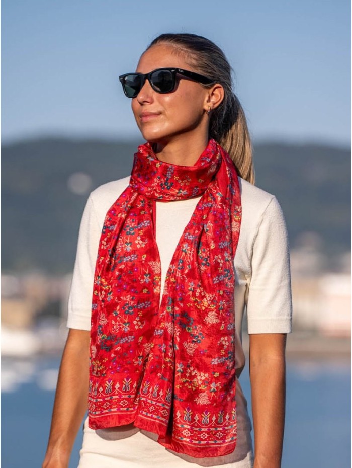 Double silk foulard ASK131CD