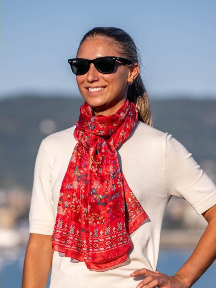 Double silk foulard ASK131CD