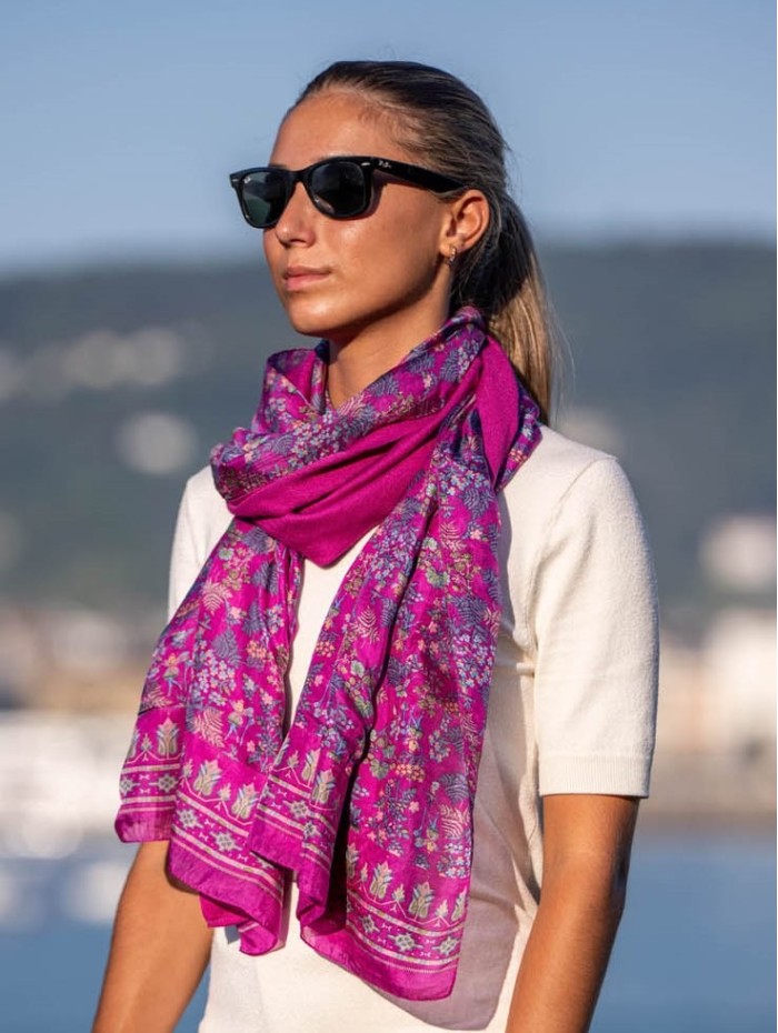 Double silk foulard ASK131CD