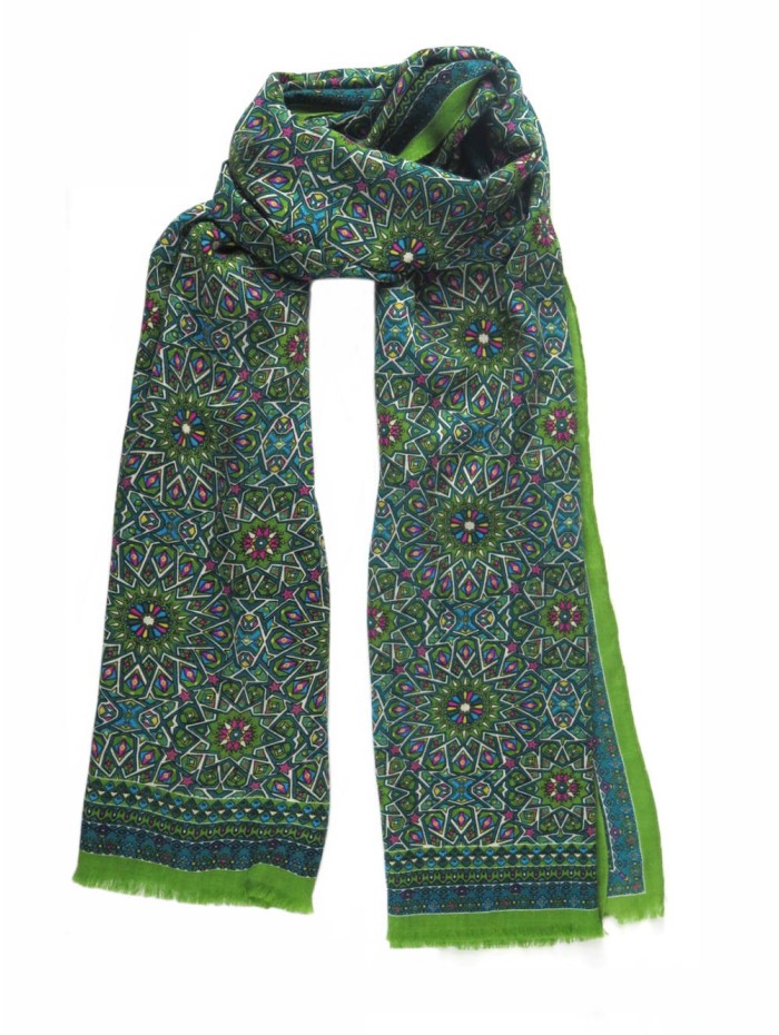 Wool and silk scarf ASW16F