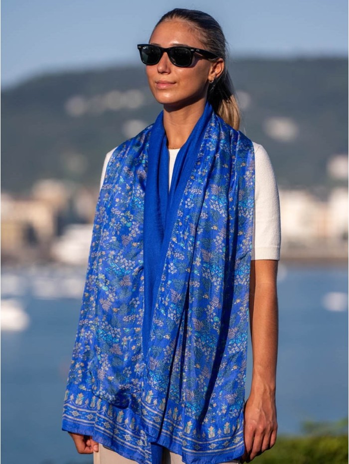 Foulard double en soie ASK131CD