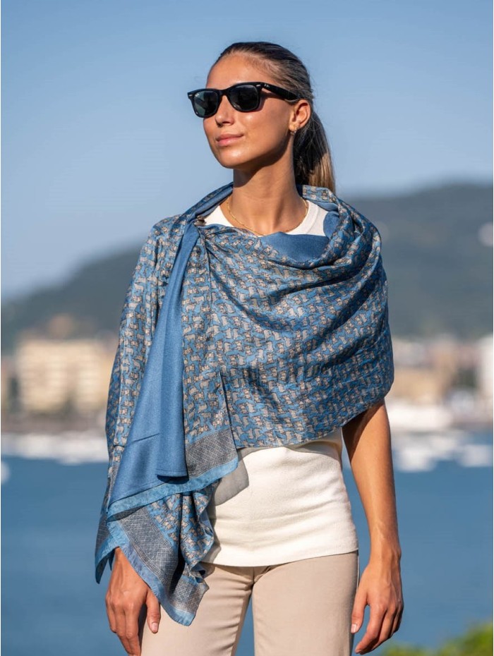 Double silk foulard ASK132CD