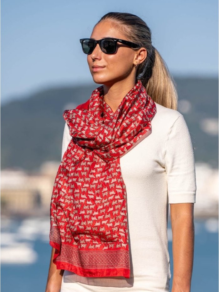 Double silk foulard ASK132CD