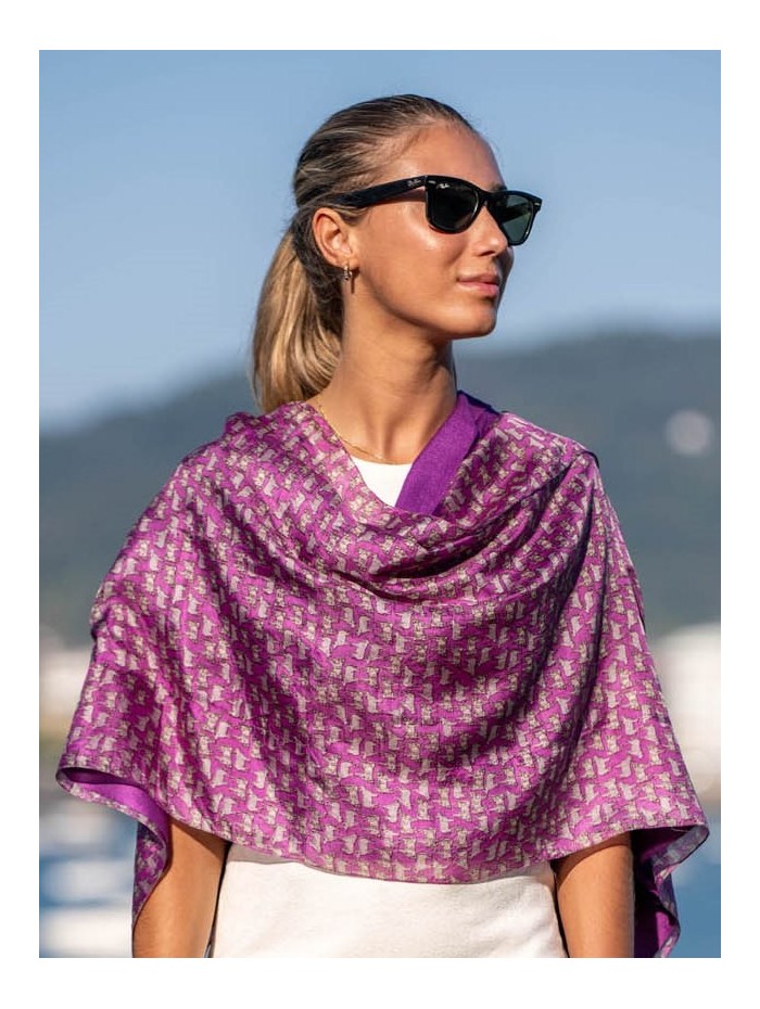 Double silk foulard ASK132CD