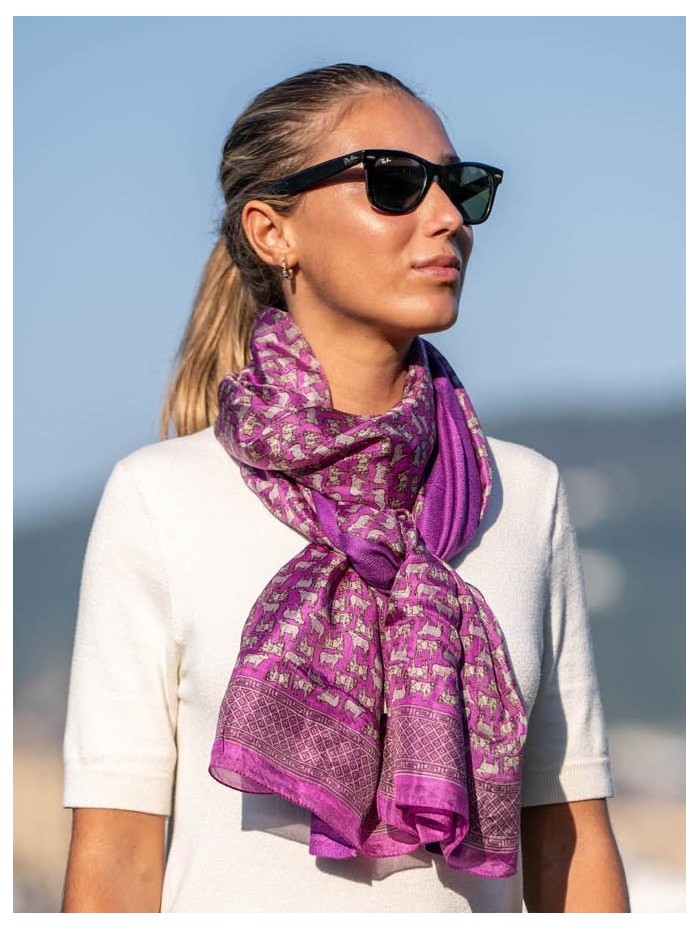 Double silk foulard ASK132CD