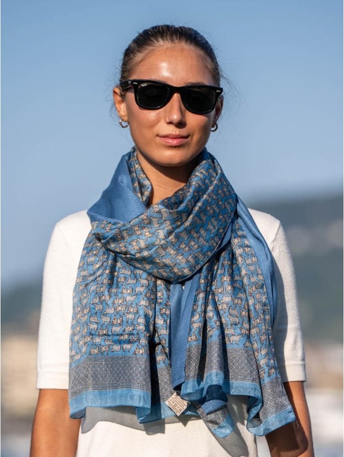 Double silk foulard ASK132CD