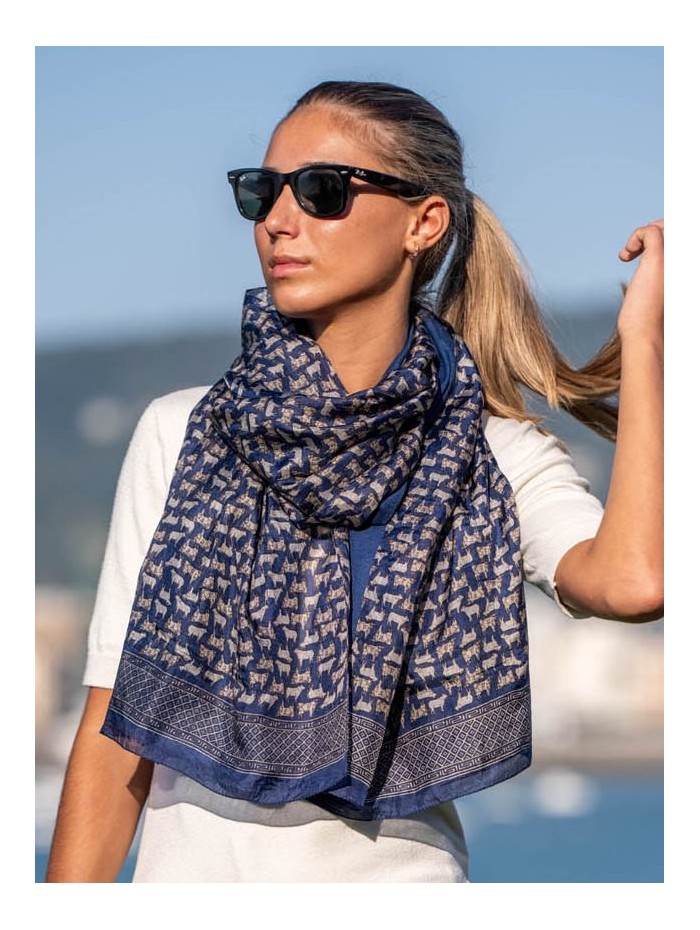 Double silk foulard ASK132CD