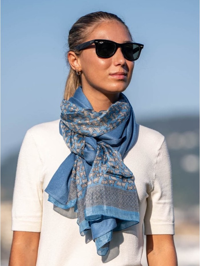 Double silk foulard ASK132CD