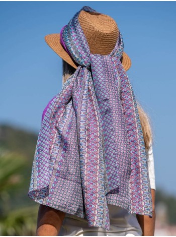 Foulard double en soie ASK135CDB