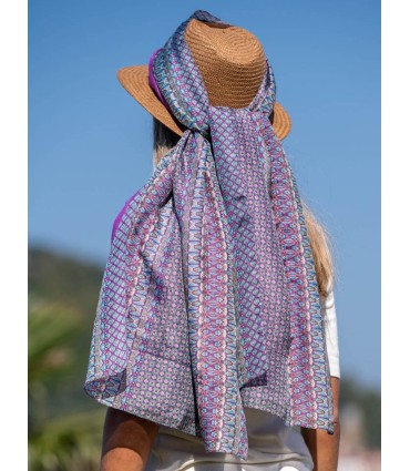 Double silk foulard ASK135CDB