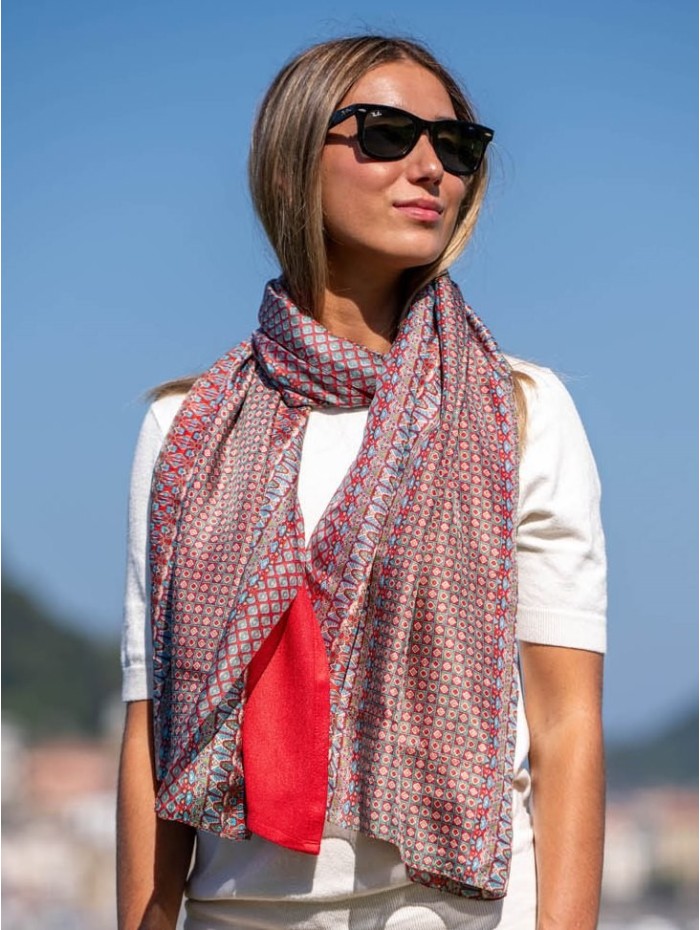 Double silk foulard ASK135CDB