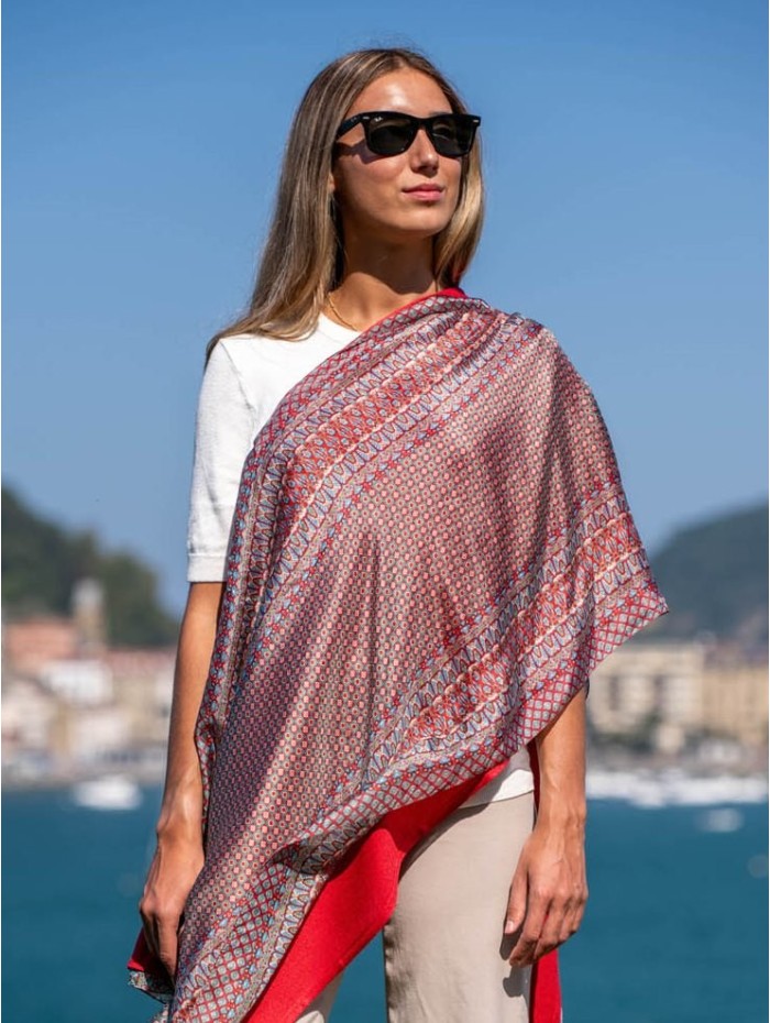 Double silk foulard ASK135CDB