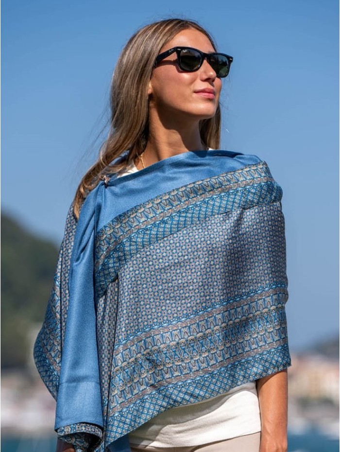 Double silk foulard ASK135CDB