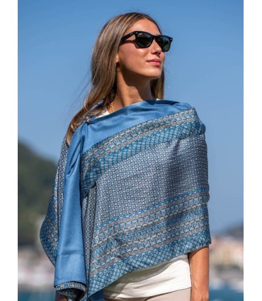 Foulard double en soie ASK135CDB