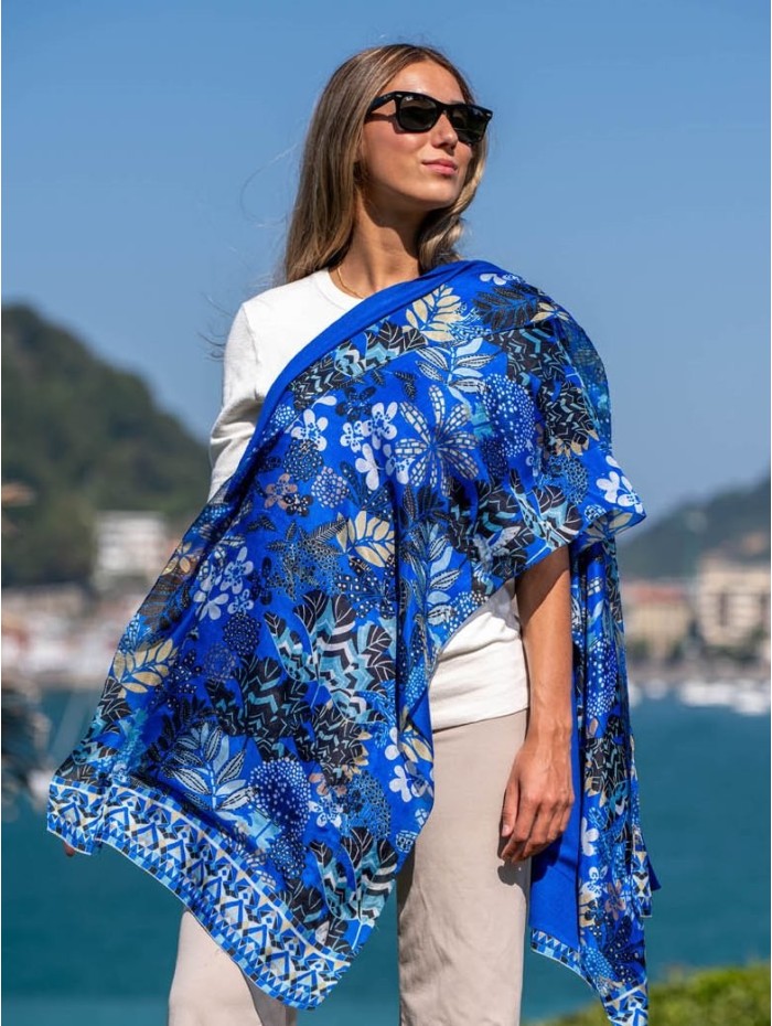 Foulard double en soie ASK181CD