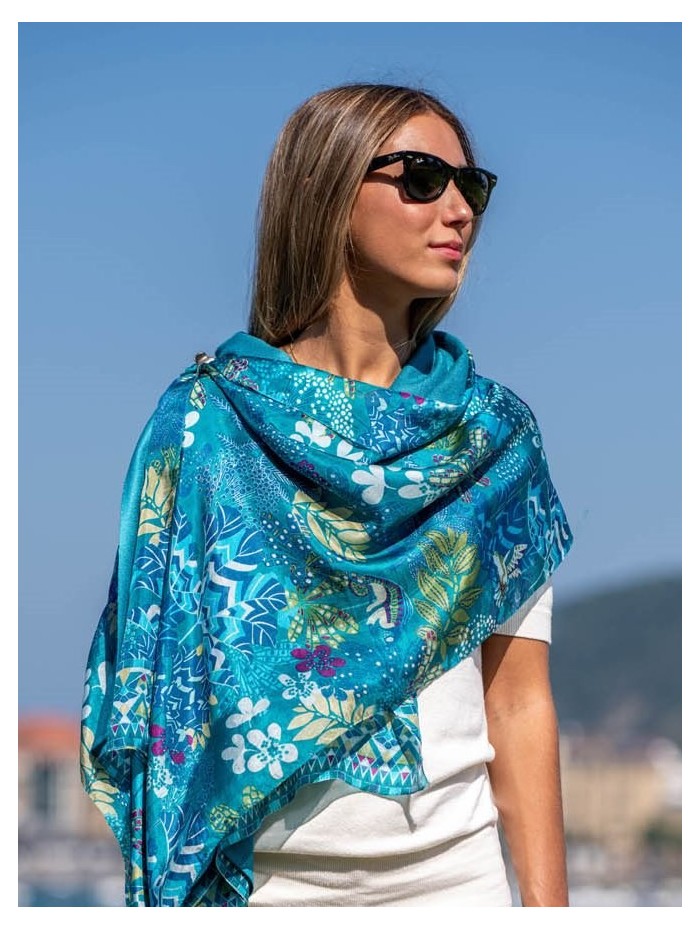 Double silk foulard ASK181CD