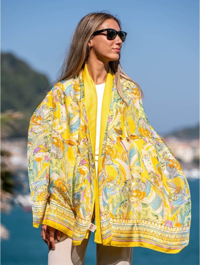 Foulard double en soie ASK184CD