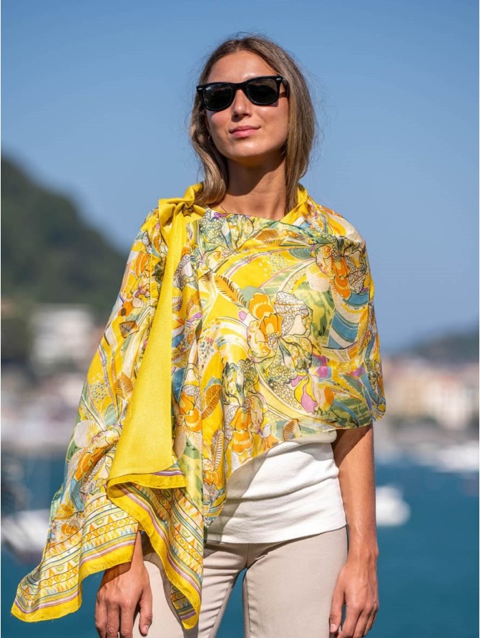 Double silk foulard ASK184CD