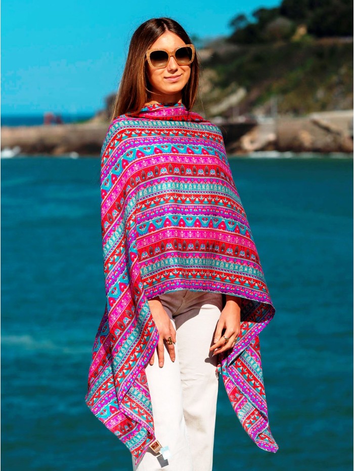 Wool and silk scarf ASW12F