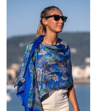 Foulard double en soie ASK229CD