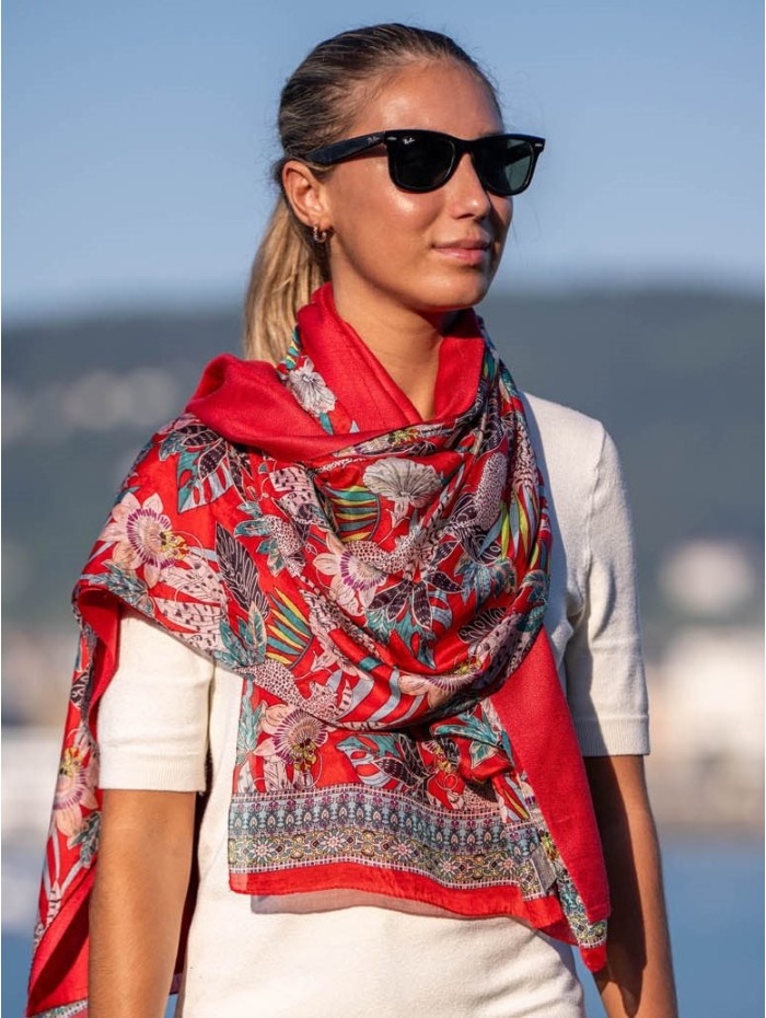 Double silk foulard ASK229CD