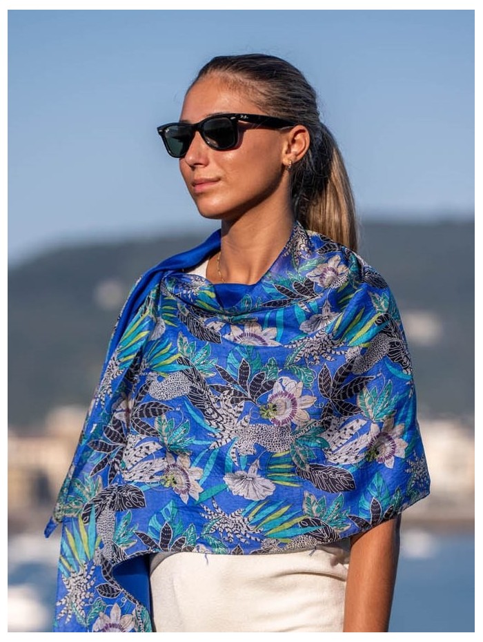 Foulard double en soie ASK229CD