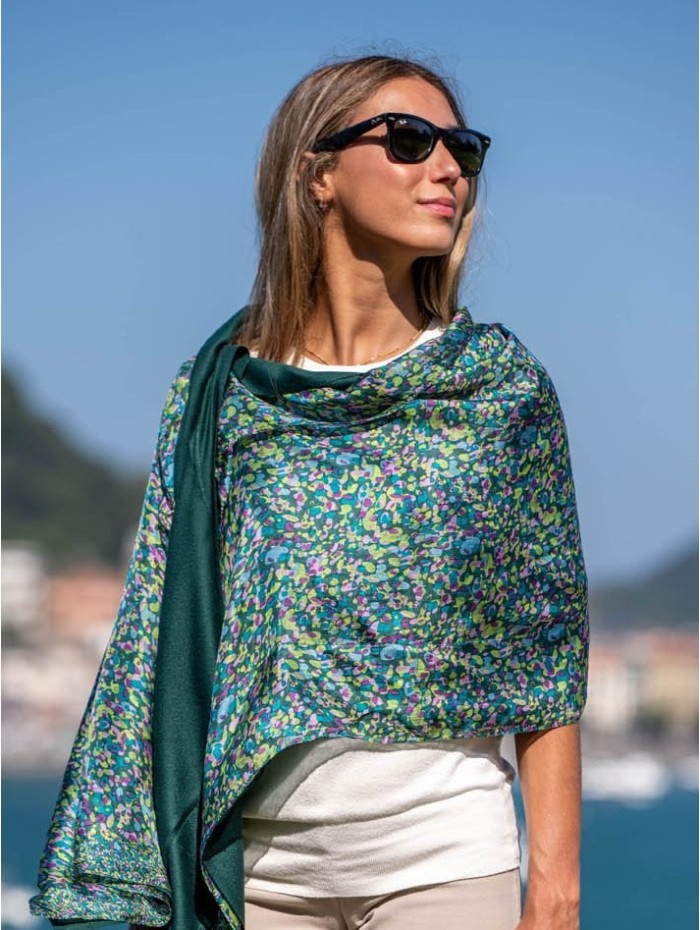 Foulard double en soie ASK282CD