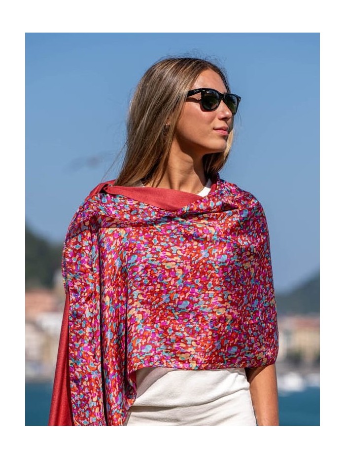 Foulard double en soie ASK282CD