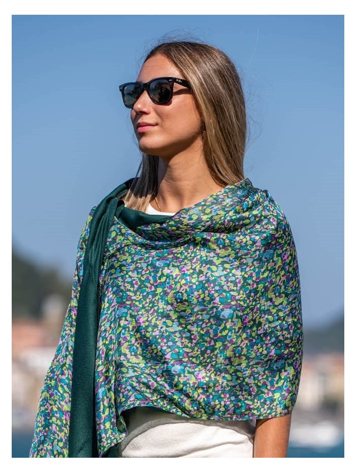 Foulard double en soie ASK282CD