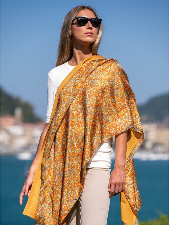 Foulard double en soie ASK282CD