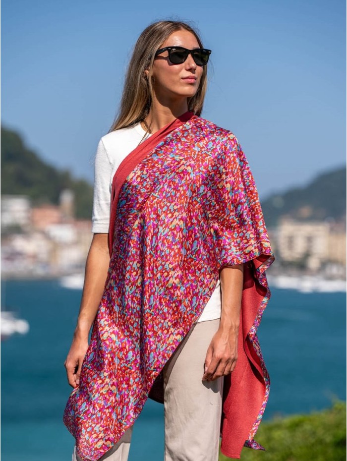 Foulard double en soie ASK282CD