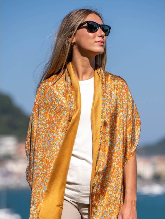 Foulard double en soie ASK282CD