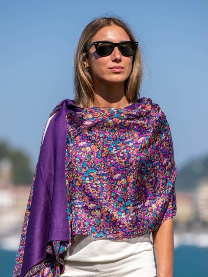 Double silk foulard ASK282CD