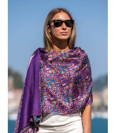 Foulard double en soie ASK282CD