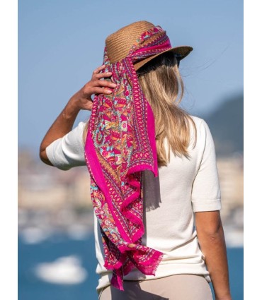 Wool and silk scarf ASW02F