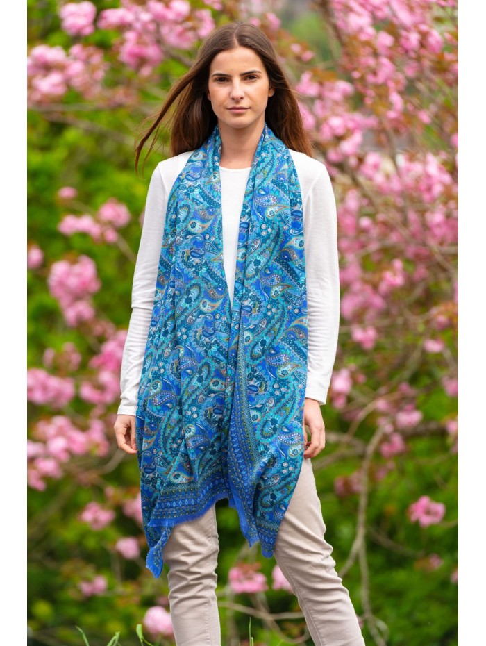 Wool and silk scarf ASW02F