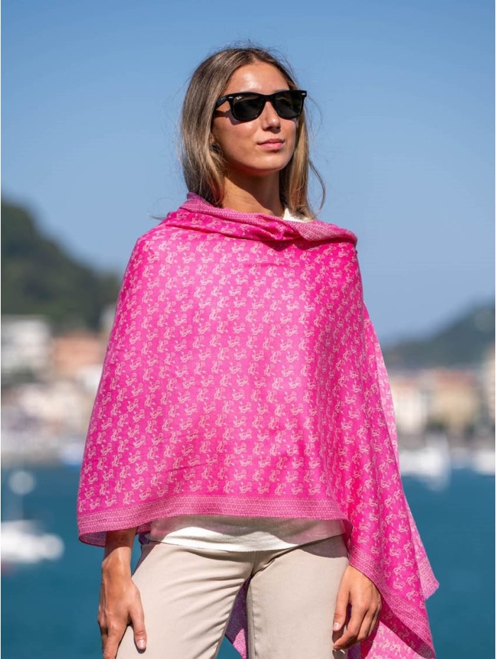 Wool and silk scarf ASW07F