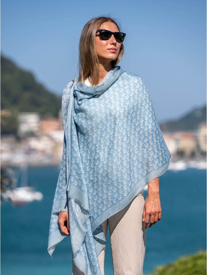 Wool and silk scarf ASW07F