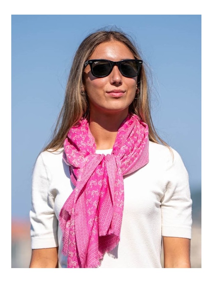 Wool and silk scarf ASW07F