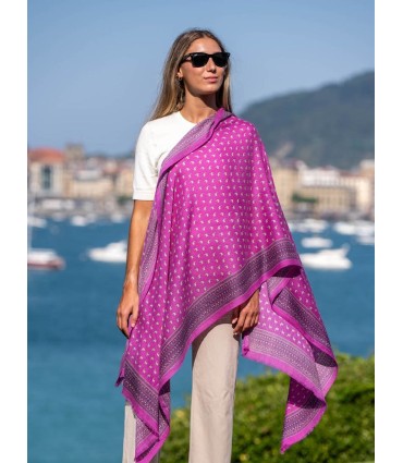 Wool and silk scarf ASW09F