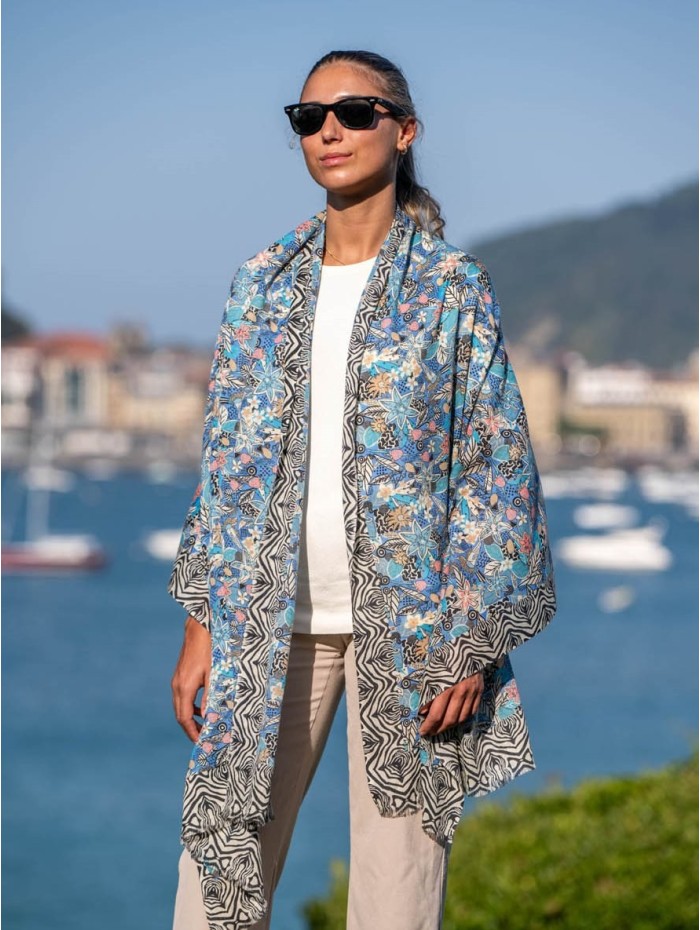 Wool and silk scarves ASW22F